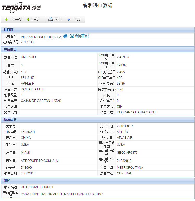 海关数据,进出口数据,进口数据,evo真人视讯,贸易,智利
